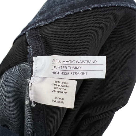 Lane Bryant Flex Magic Waistband Jeans size 16 Dark Wash - Picture 4 of 10